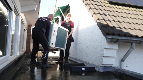 warmtepomp buitenunit plaatsen op dak DGB